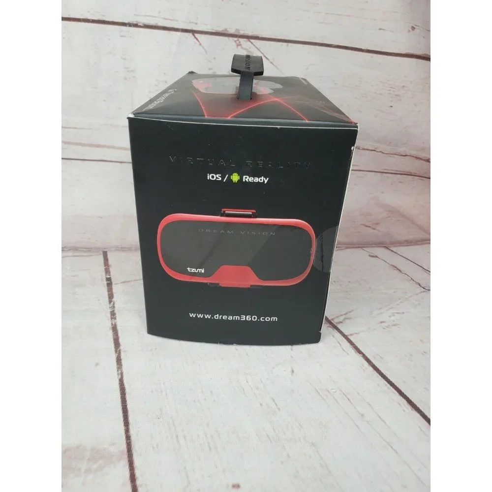 Tzumi DreamVision VR Headset Virtual Reality Smartphone Android iOS w/ Earbuds